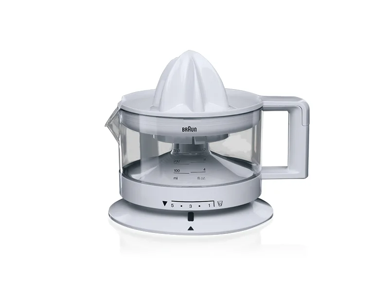 Braun TributeCollection CJ 3000 Elektrische Zitronenpresse 0,35 l 20 W Transparent, Weiß