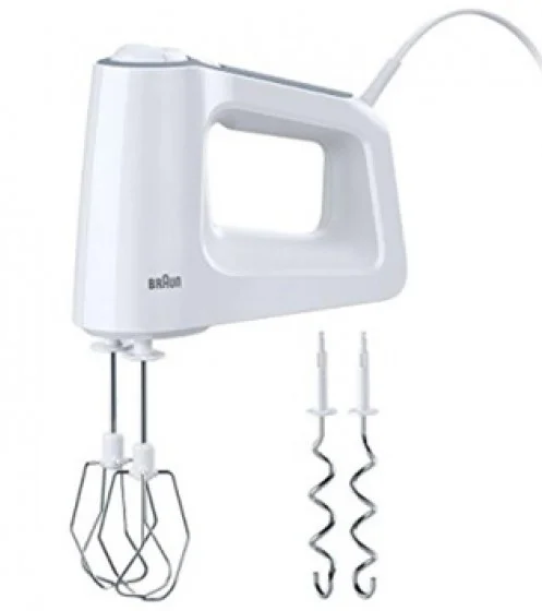 Braun HM 5000 WH Handmixer 700 W Grau, Weiß