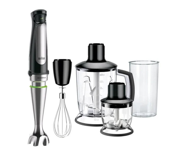Braun MultiQuick 7 MQ 7045X 1,25 l Pürierstab 1000 W Schwarz, Edelstahl