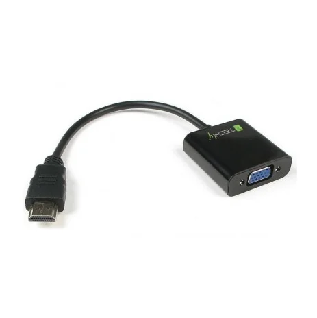 Techly IDATA-HDMI-VGA2 Videokabel-Adapter VGA (D-Sub) Schwarz