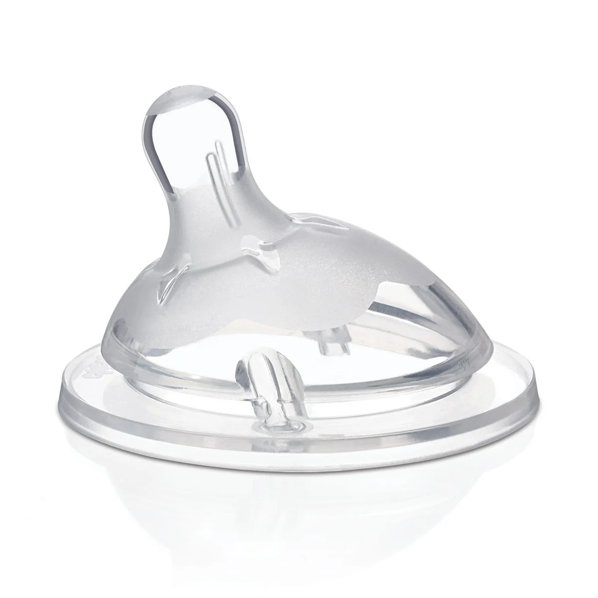 Chicco 00081011100000 Babyflaschenaufsatz Silikon Rund Langsamer Fluss