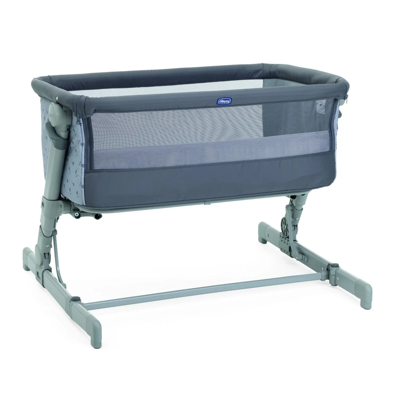 Chicco Next2Me Go Babybett Stoff, Kunststoff Grau