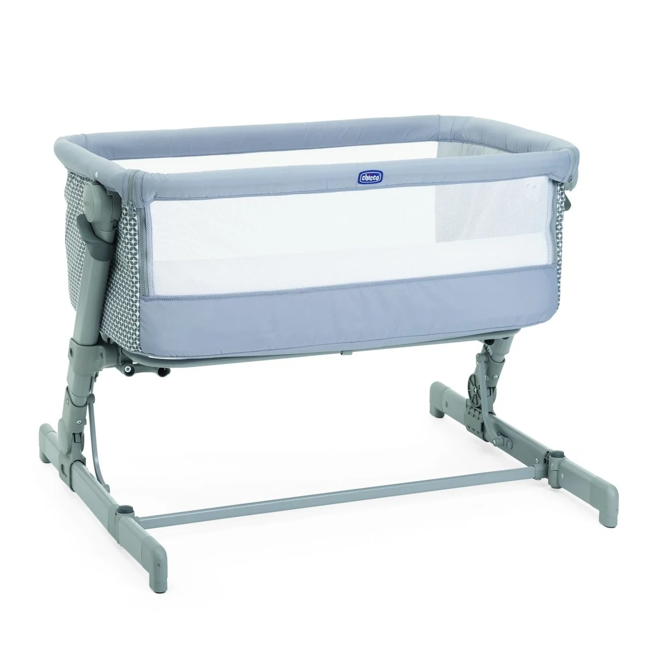 Chicco Next2Me Go Babybett Stoff, Kunststoff Hellgrau