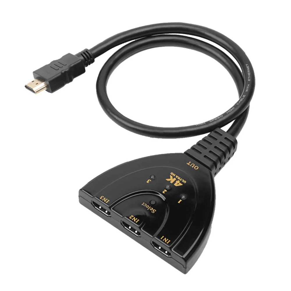 Techly IDATA HDMI-3F30 Video-Switch