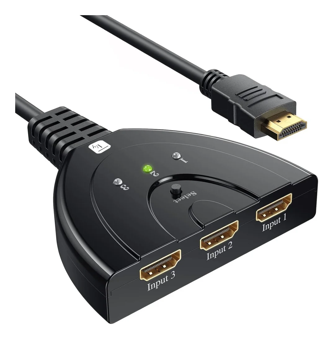 Techly IDATA HDMI-3F8K Video-Switch