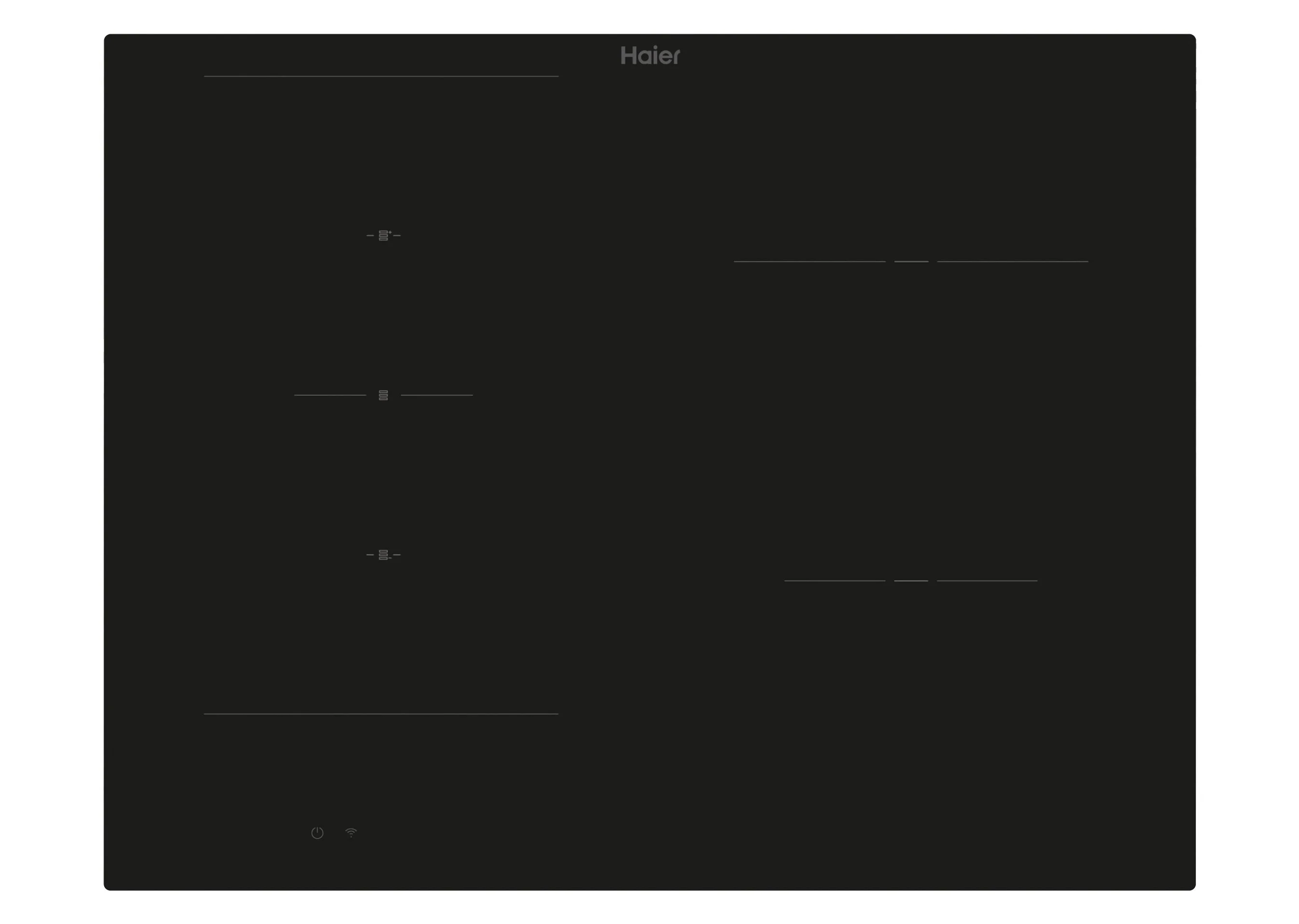 Haier Series 2 HAIFB54IRCS Schwarz Integriert 65 cm Zonen-Induktionskochfeld 4 Zone(n)