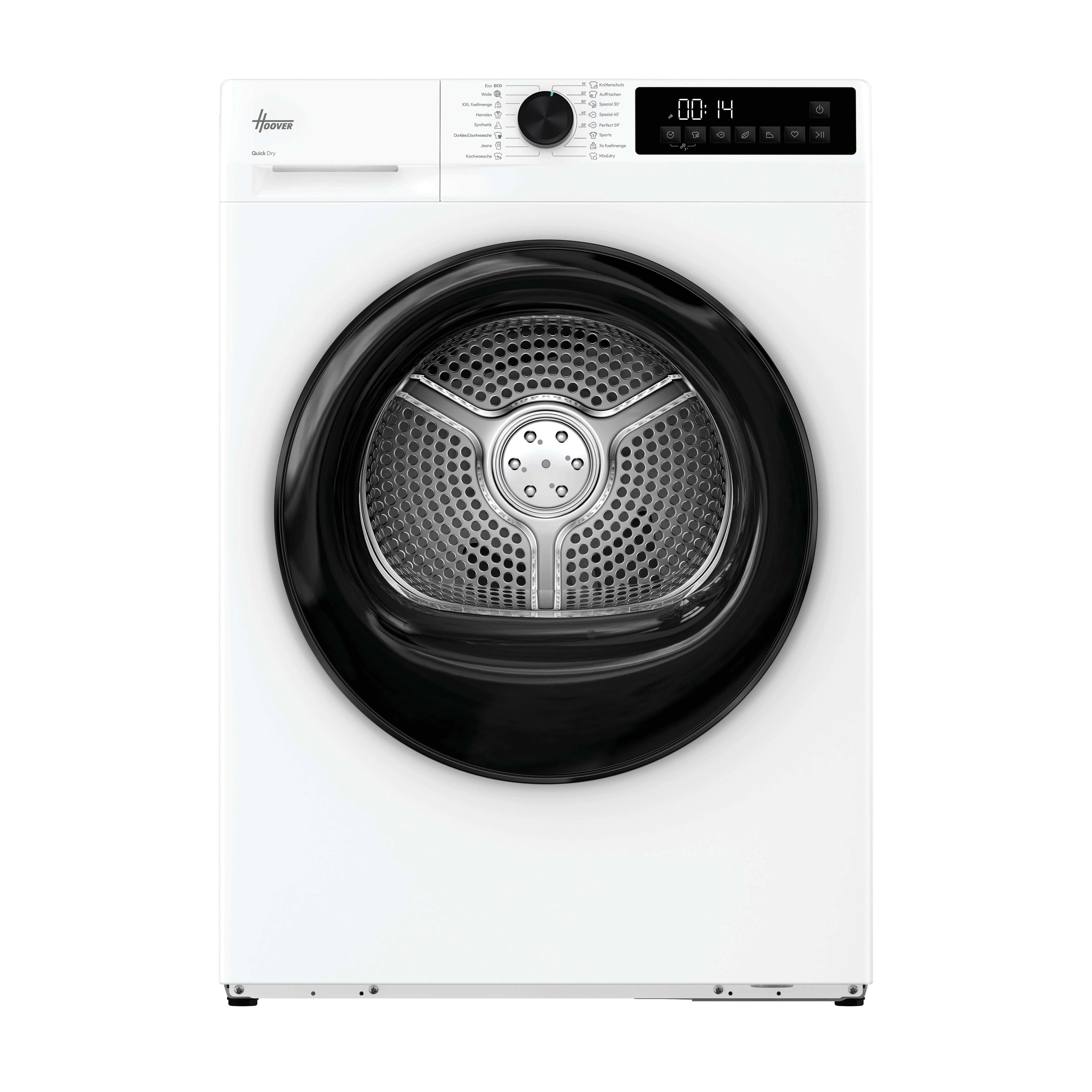 Hoover HPGDL 8N2B-84 Wäschetrockner Freistehend Frontlader 8 kg Weiß