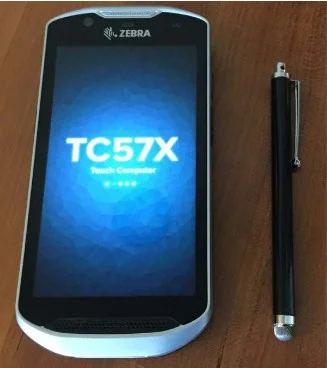 Zebra SG-STYLUS-TCX-MTL-03 Eingabestift Schwarz, Silber