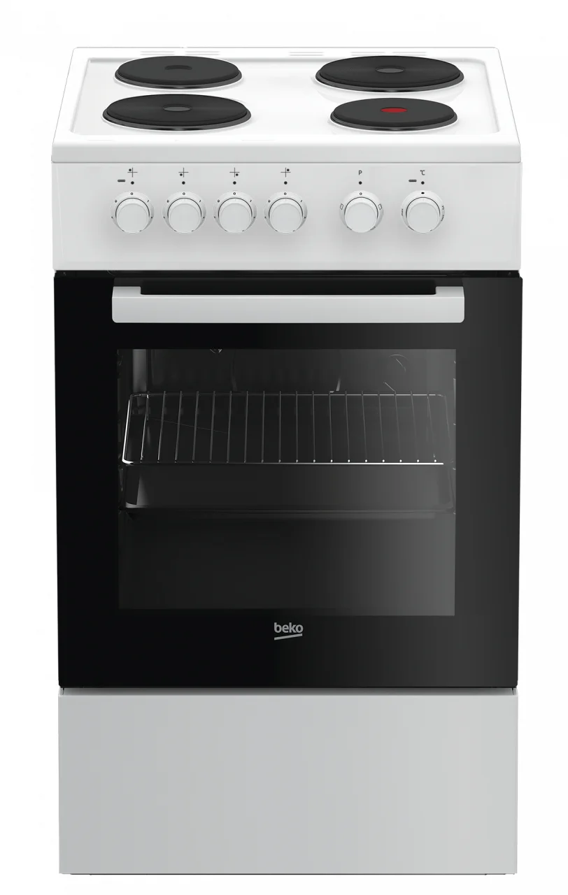 Beko FSS56000GW Küchenherd Freistehender Herd Elektro Versiegelte Platte Weiß