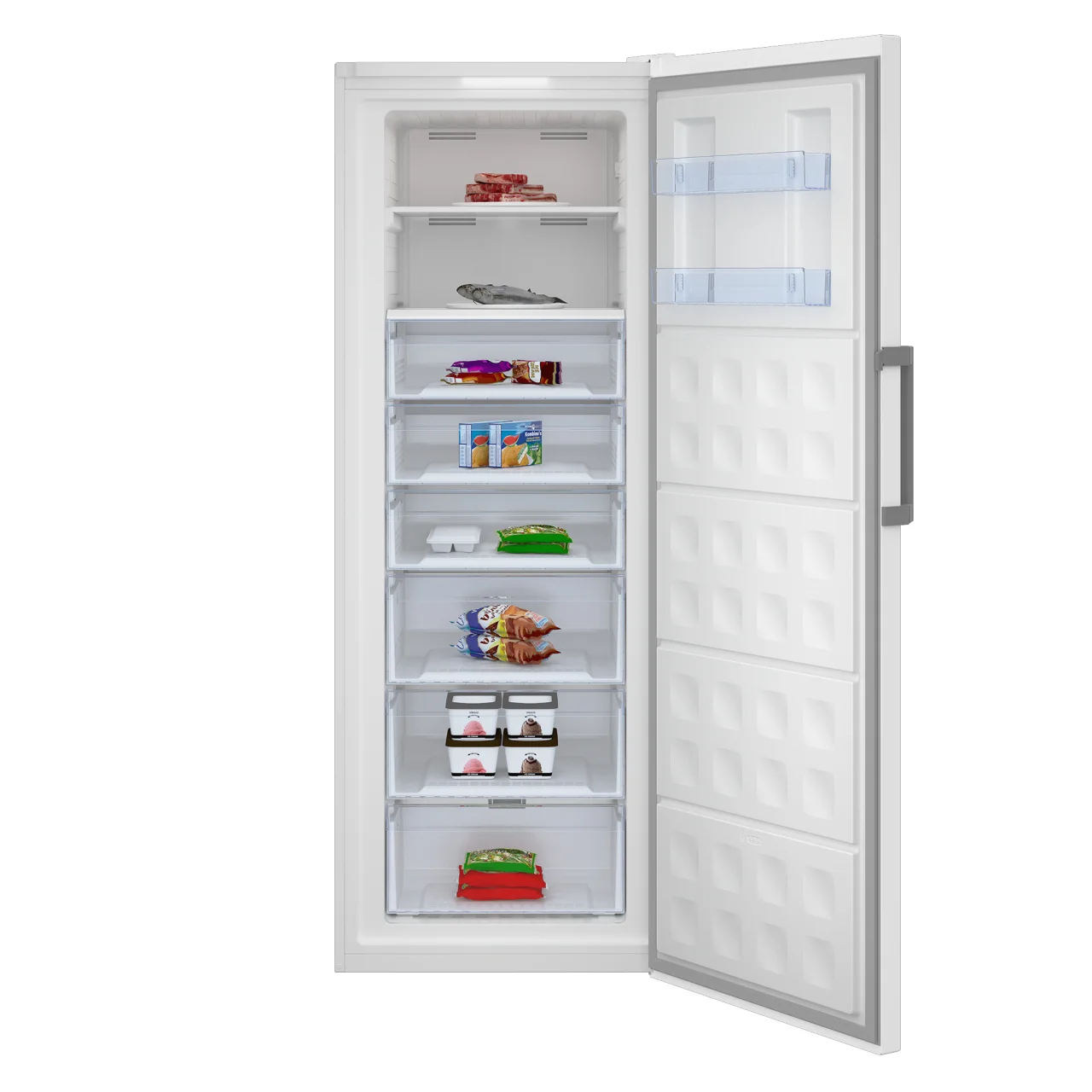 Beko RFNE448E45W Gefrierschrank Freistehend 404 l Weiß