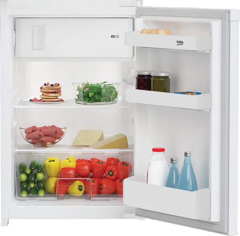 Beko B1754N Kühlschrank mit Gefrierfach Arbeitsplatte 110 l Weiß