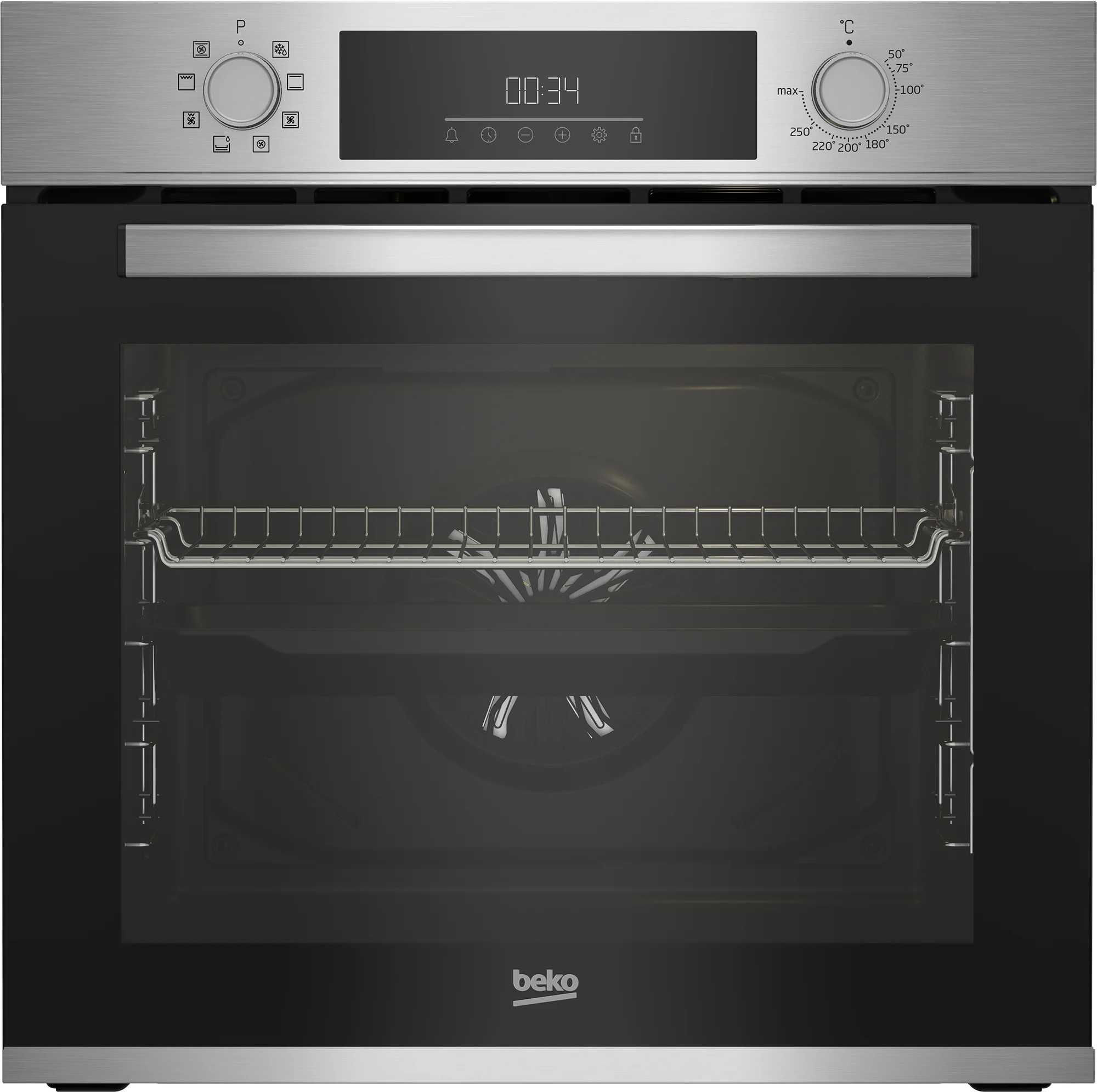 Beko BBSM12340X Kochgeräte-Set Zonen-Induktionskochfeld Elektrischer Ofen