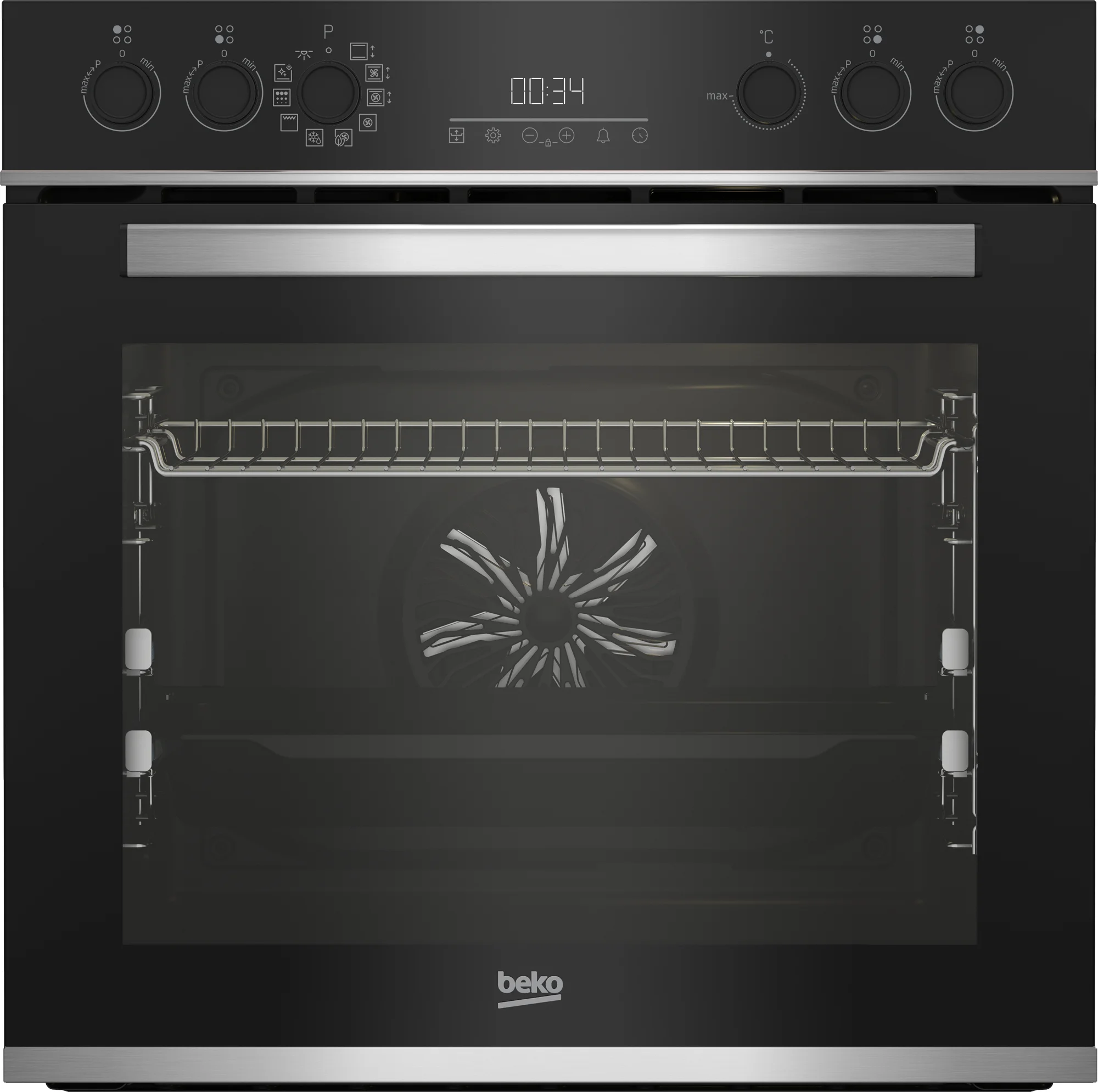 Beko BBUM13340XMPEF Kochgeräte-Set Zonen-Induktionskochfeld Elektrischer Ofen