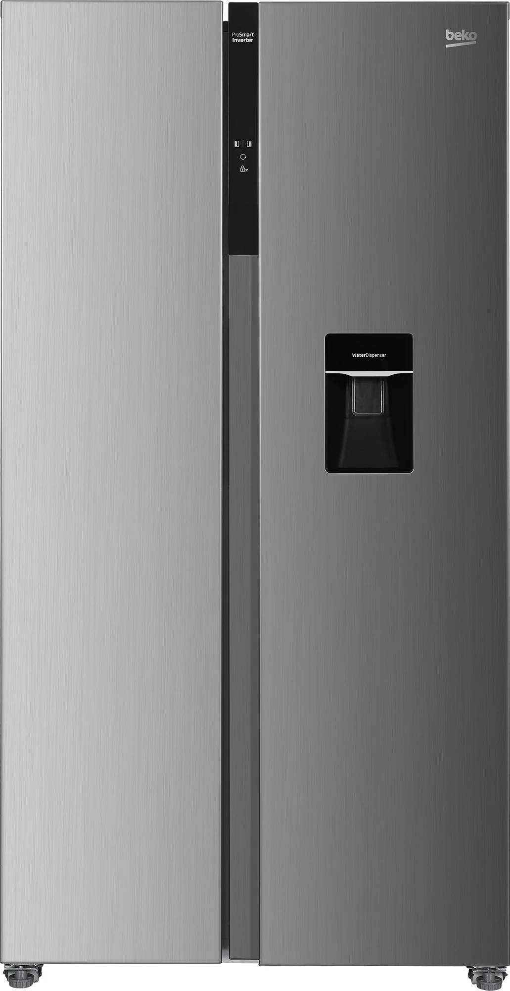 Beko GNO5322WDXPN Side-by-Side Kühlkombination Freistehend 532 l Edelstahl