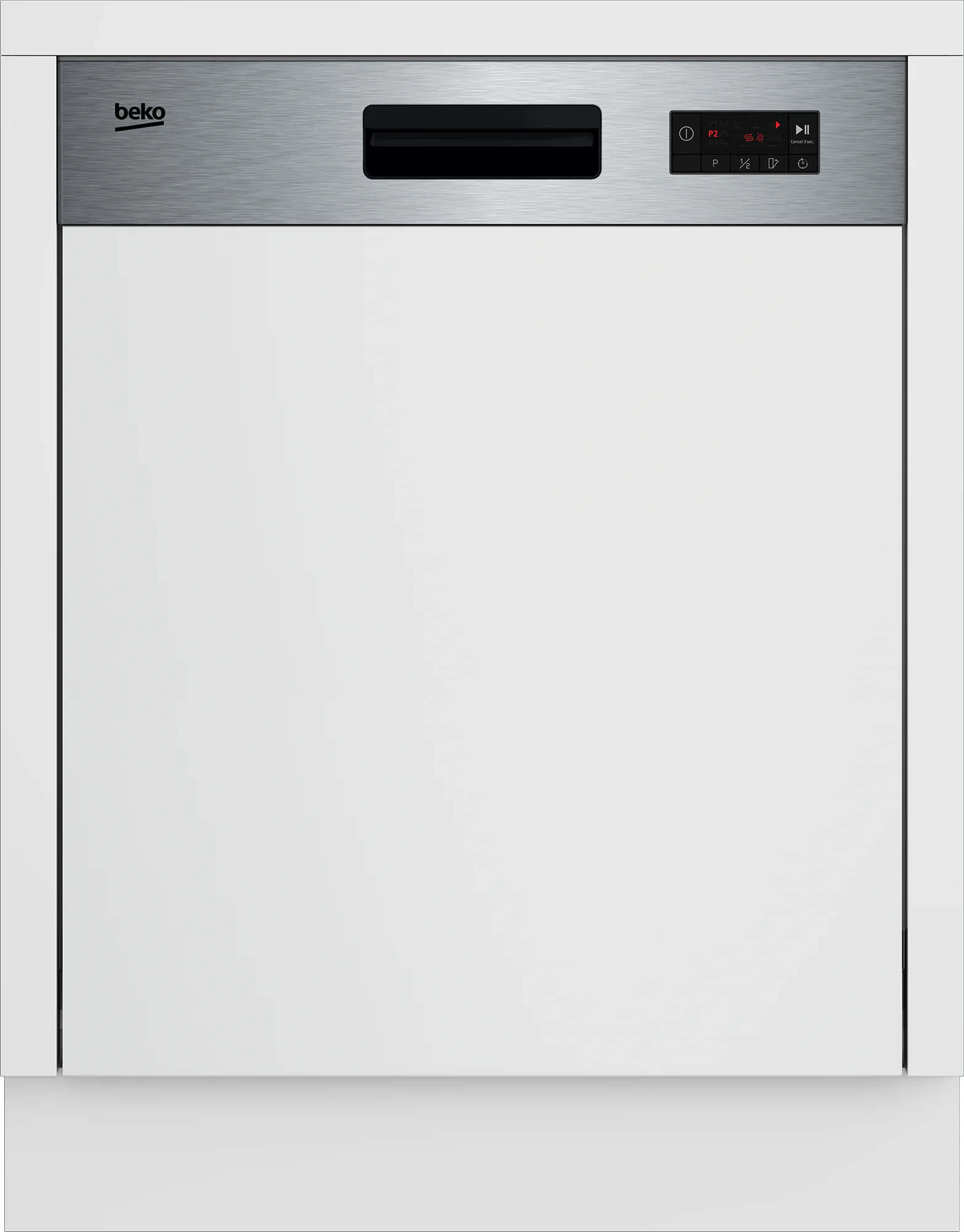 Beko BDSN15430X Halb integriert 14 Maßgedecke