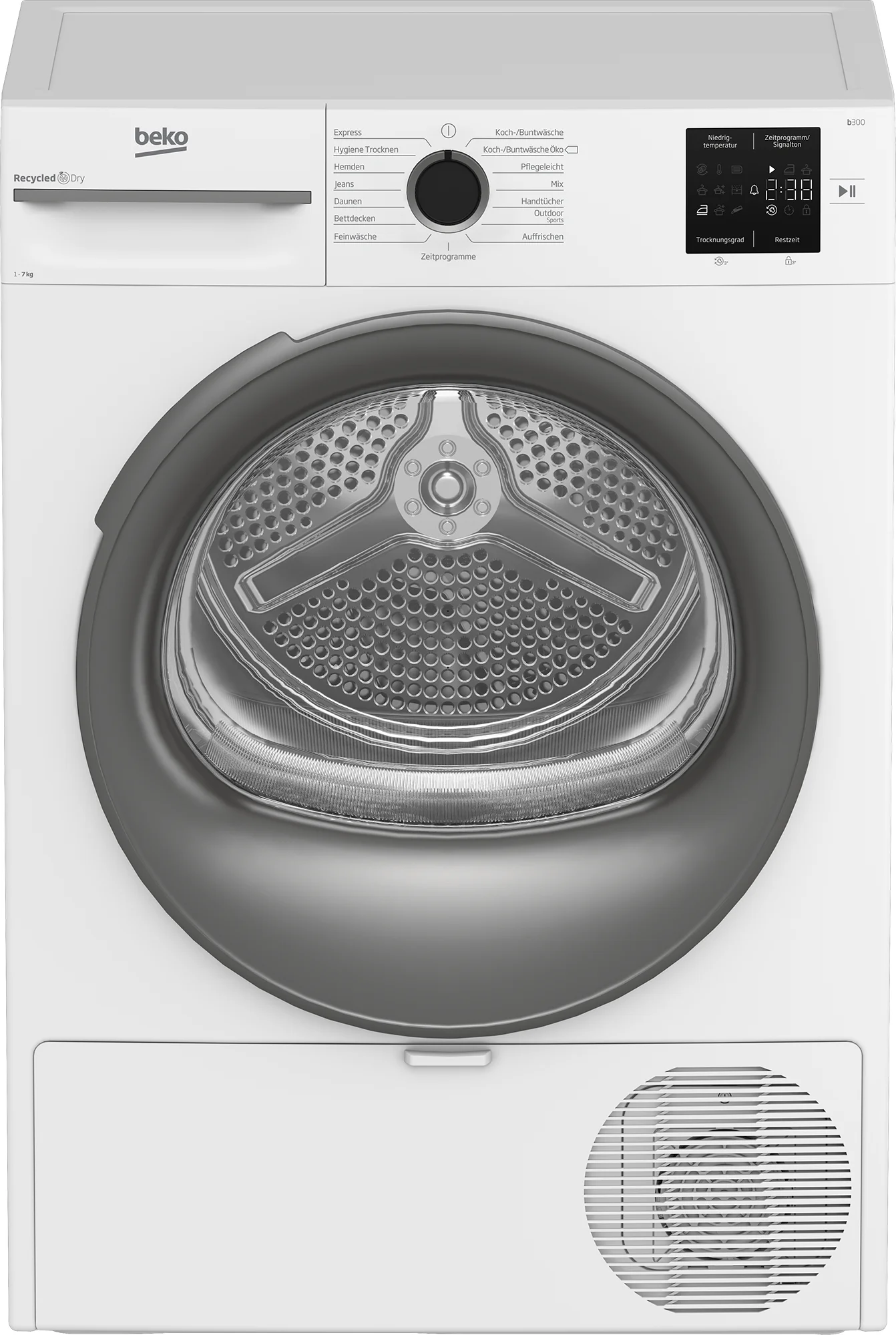 Beko BM3T37210W1 Wäschetrockner Freistehend Frontlader 7 kg Weiß