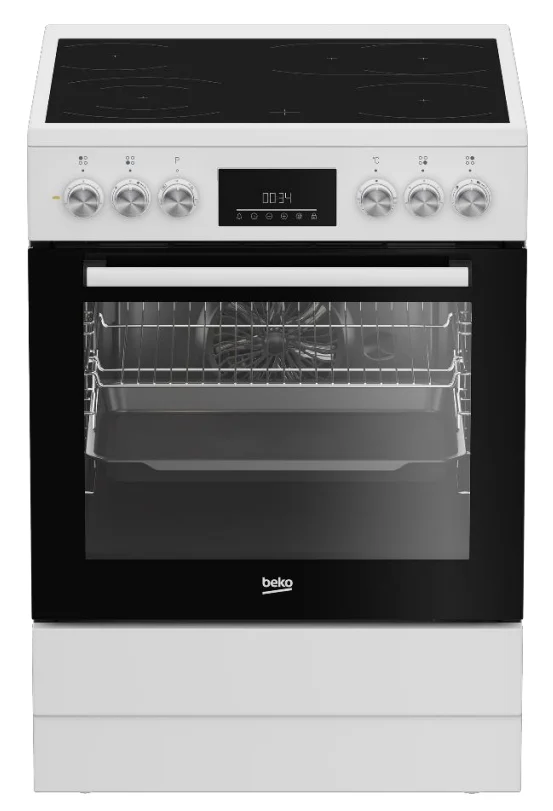 Beko FBM67320WS Freistehender Herd Elektro Keramik Weiß