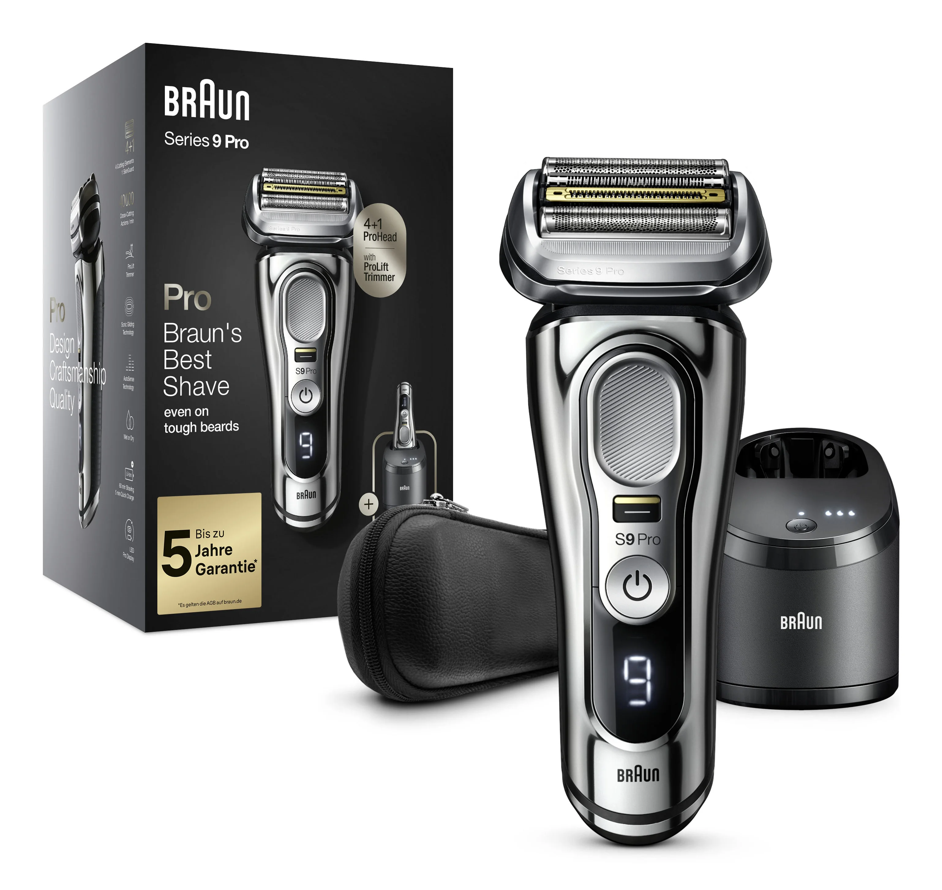 Braun Series 9 9486cc Folienschaber Trimmer Chrom