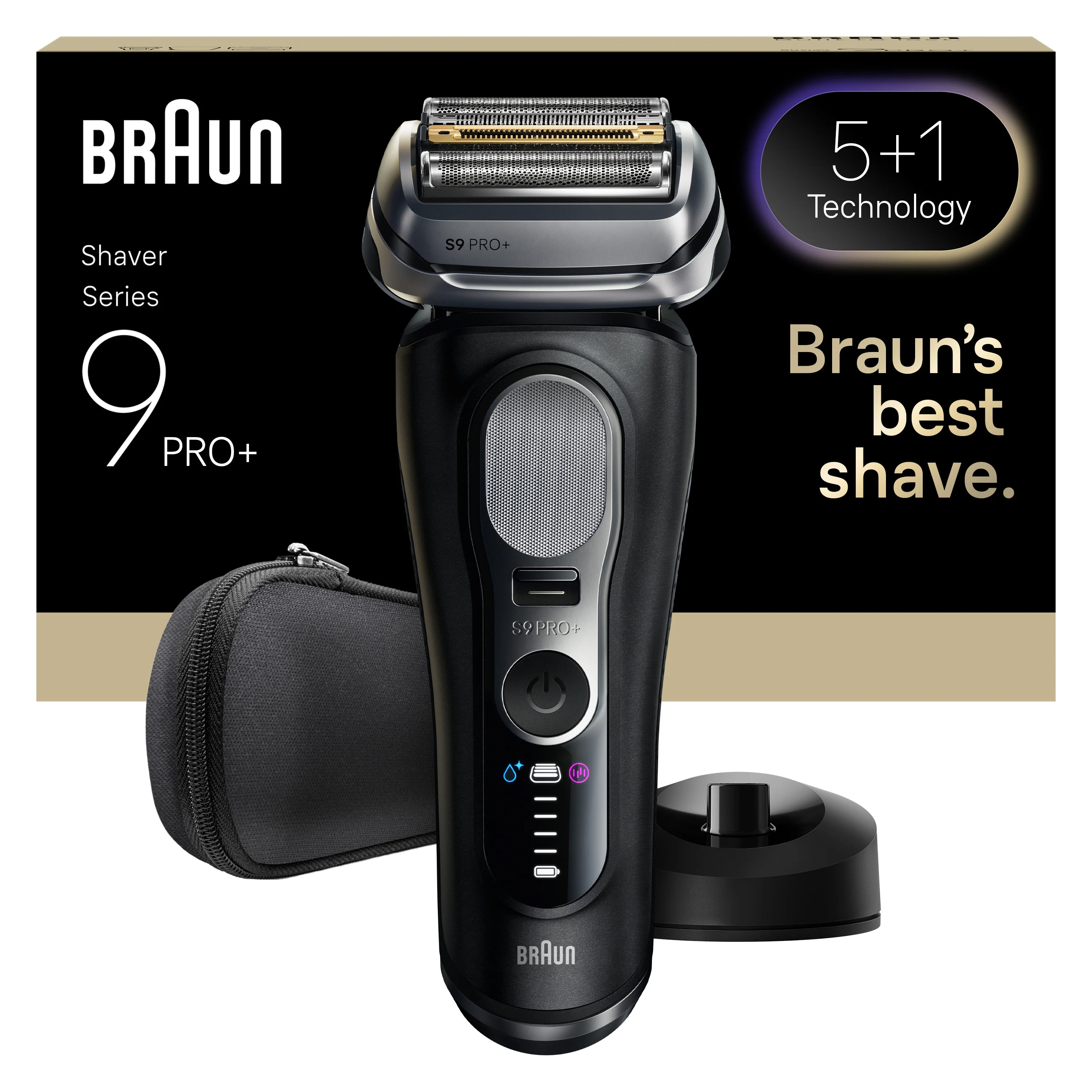 Braun Series 9 Pro+ 9610S Elektrorasierer Folienschaber Trimmer Schwarz