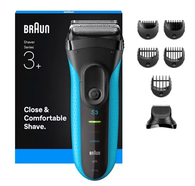 Braun 735483 Folienschaber Trimmer Schwarz, Blau