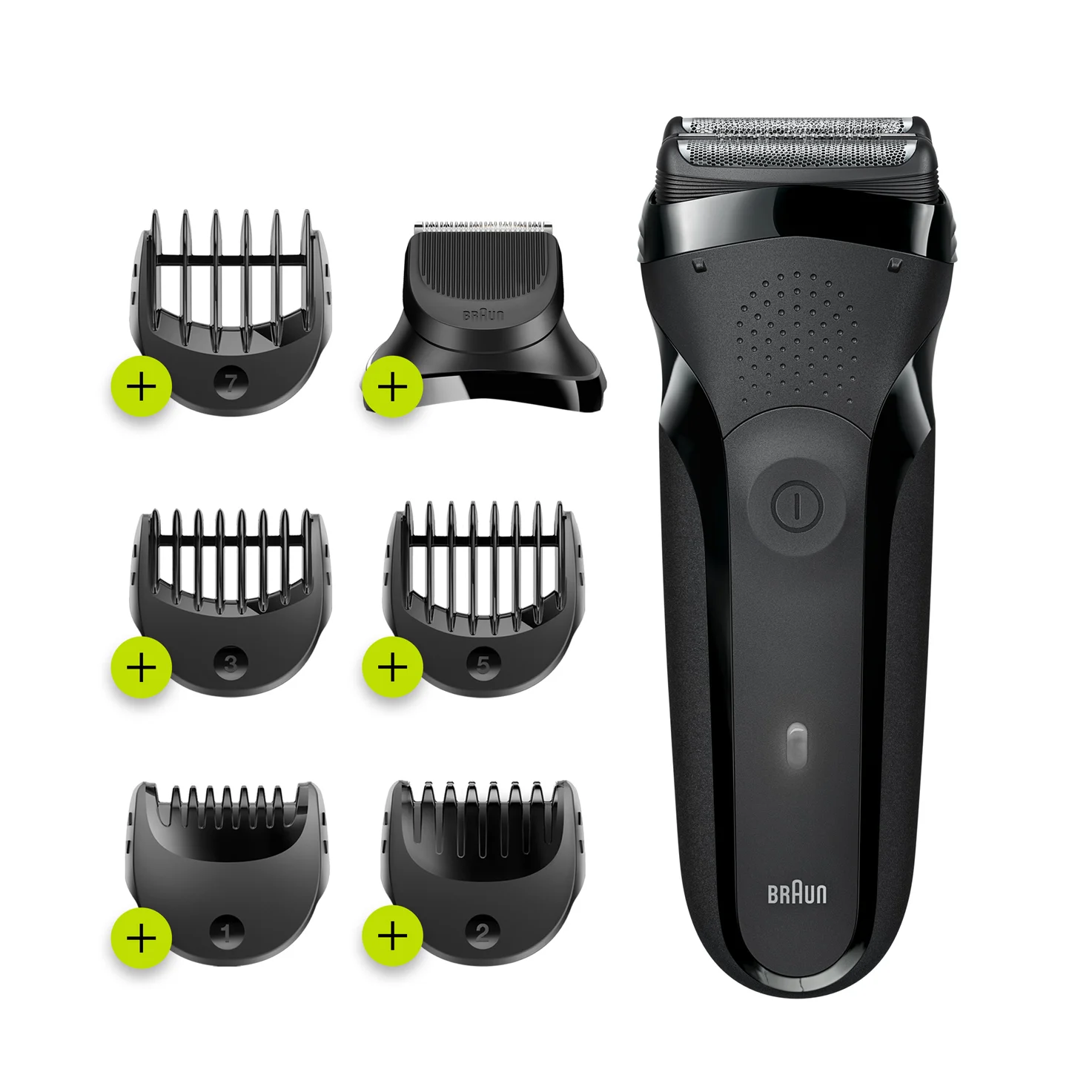 Braun Series 3 300BT Rotationstrasierer Trimmer Schwarz