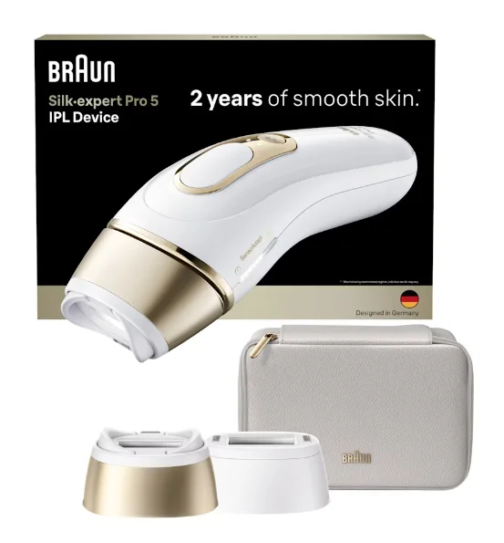 Braun Silk-expert Pro PL5210 IPL Lichtimpulstechnologie (IPL) Gold, Weiß