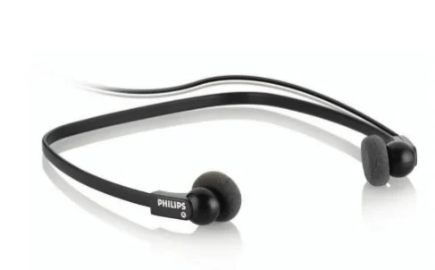 Philips LFH0234 Kopfhörer Kabelgebunden Nackenband Musik Schwarz