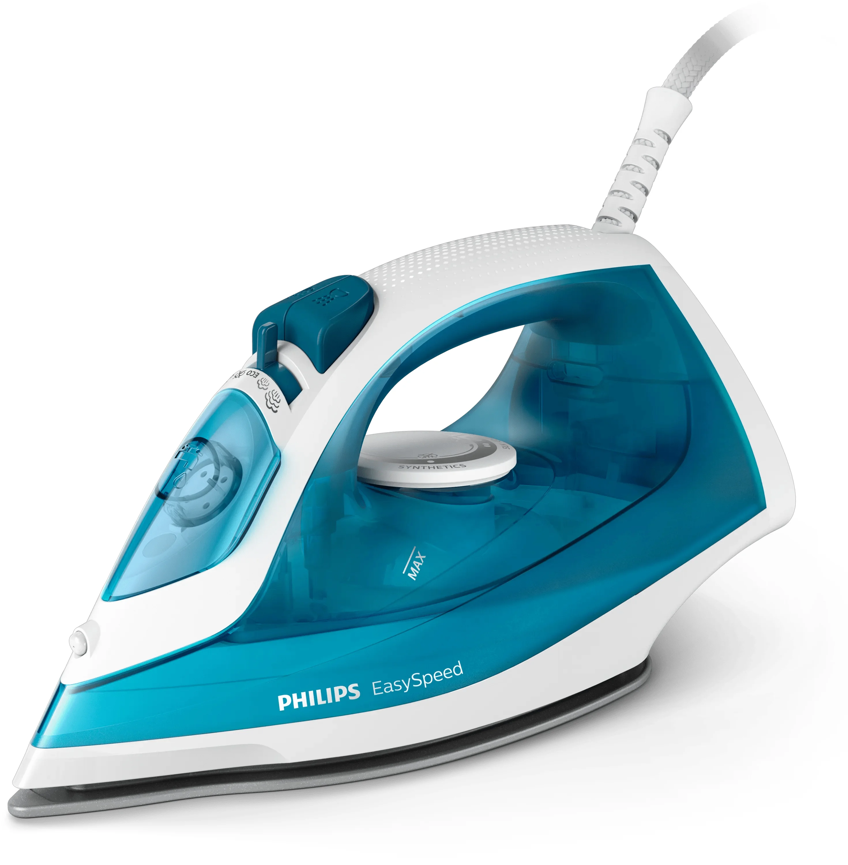 Philips EasySpeed GC1750/20 Bügeleisen Dampfbügeleisen Keramik-Bügelsohle 2000 W Blau, Weiß