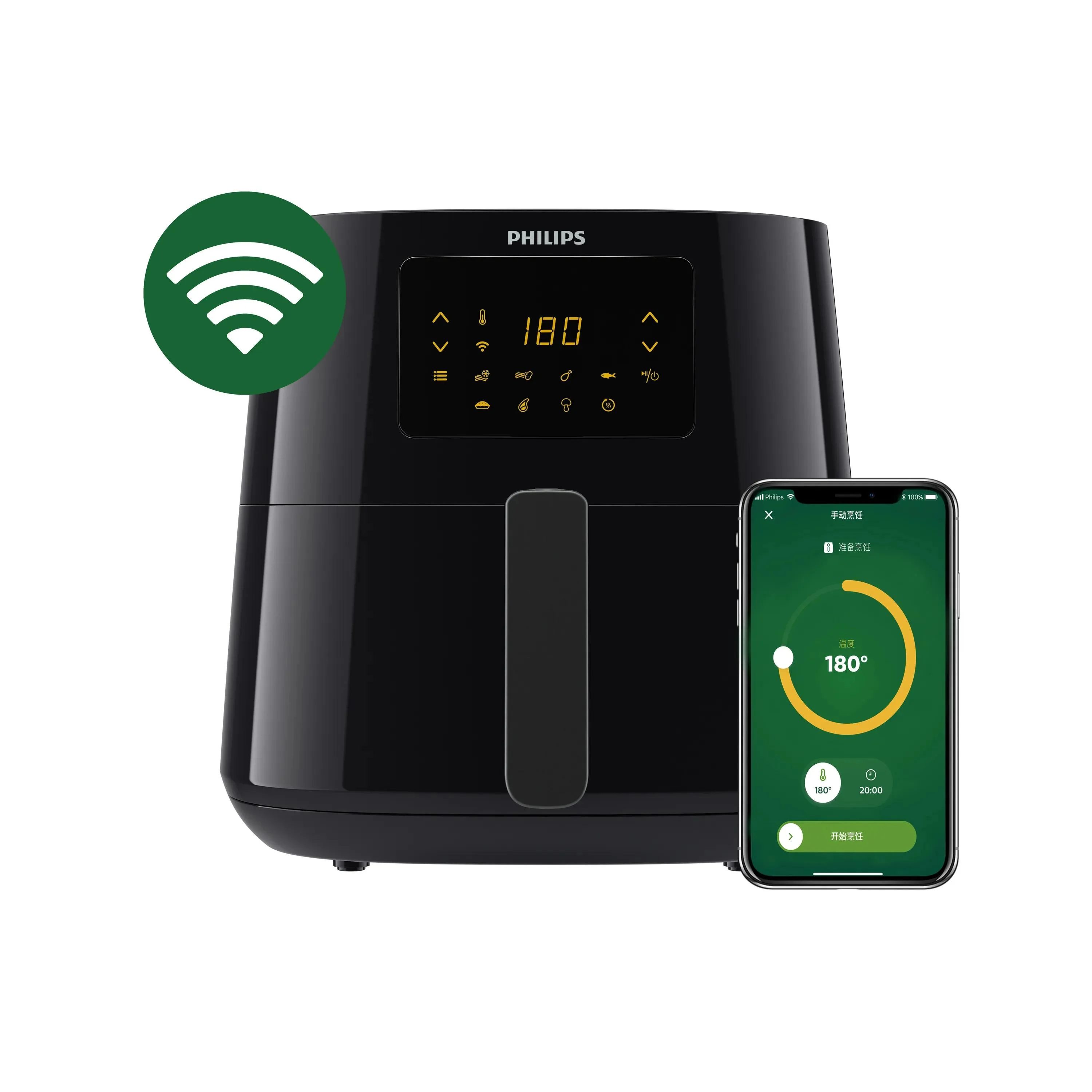 Philips Essential 5000 Series Connected HD9280/70 XL Airfryer der 5000er Serie