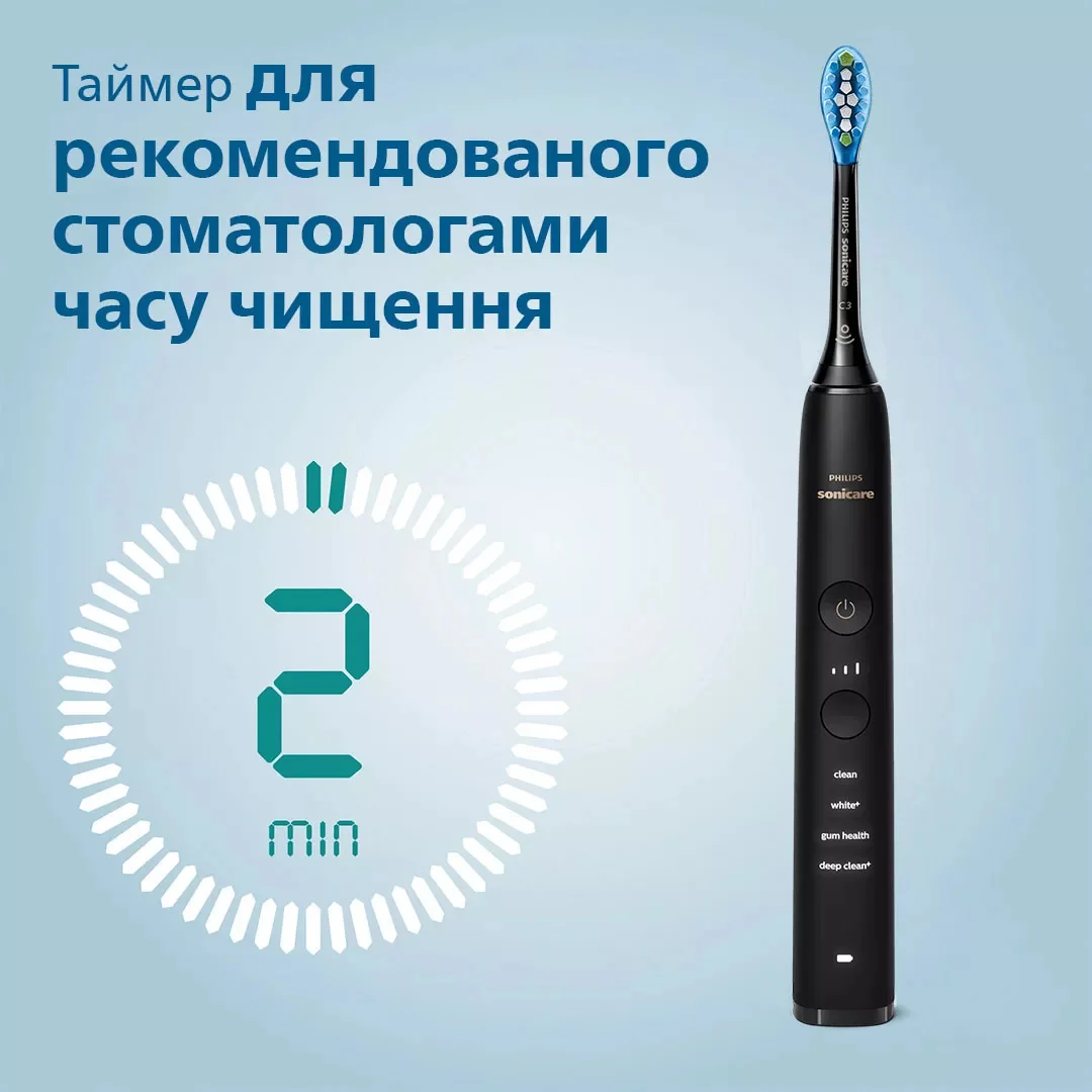 Philips Sonicare DiamondClean Smart DiamondClean Smart 9400 HX9917/89 Elektrische Schallzahnbürste mit App - Schwarz