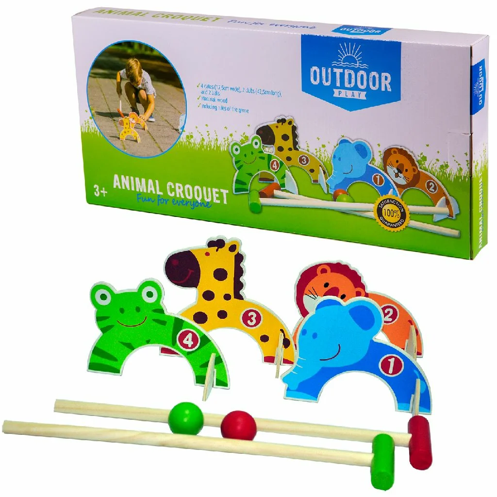 Outdoor Play Tiere-Krocket