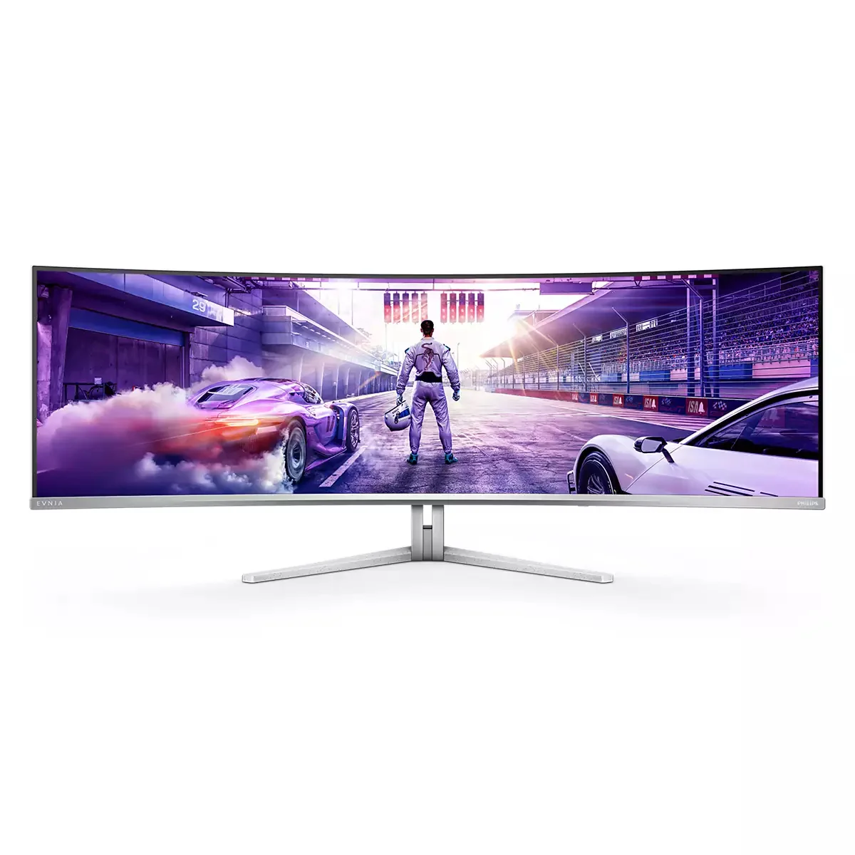 Philips Evnia 8000 49M2C8900L/00 Computerbildschirm 124,2 cm (48.9") 5120 x 1440 Pixel Dual QHD QD-OLED Weiß