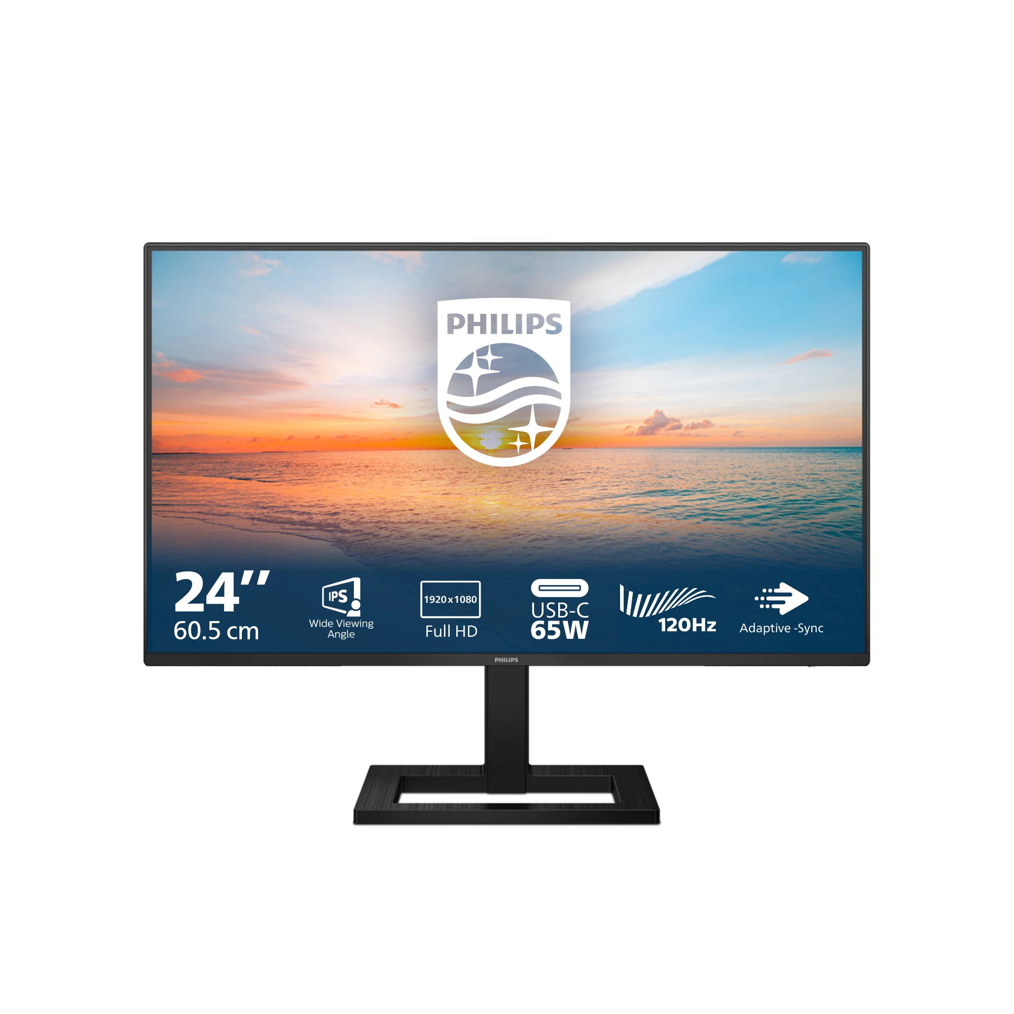 Philips 1000 series 24E1N1300AE/00 Computerbildschirm 60,5 cm (23.8") 1920 x 1080 Pixel Full HD LCD Schwarz