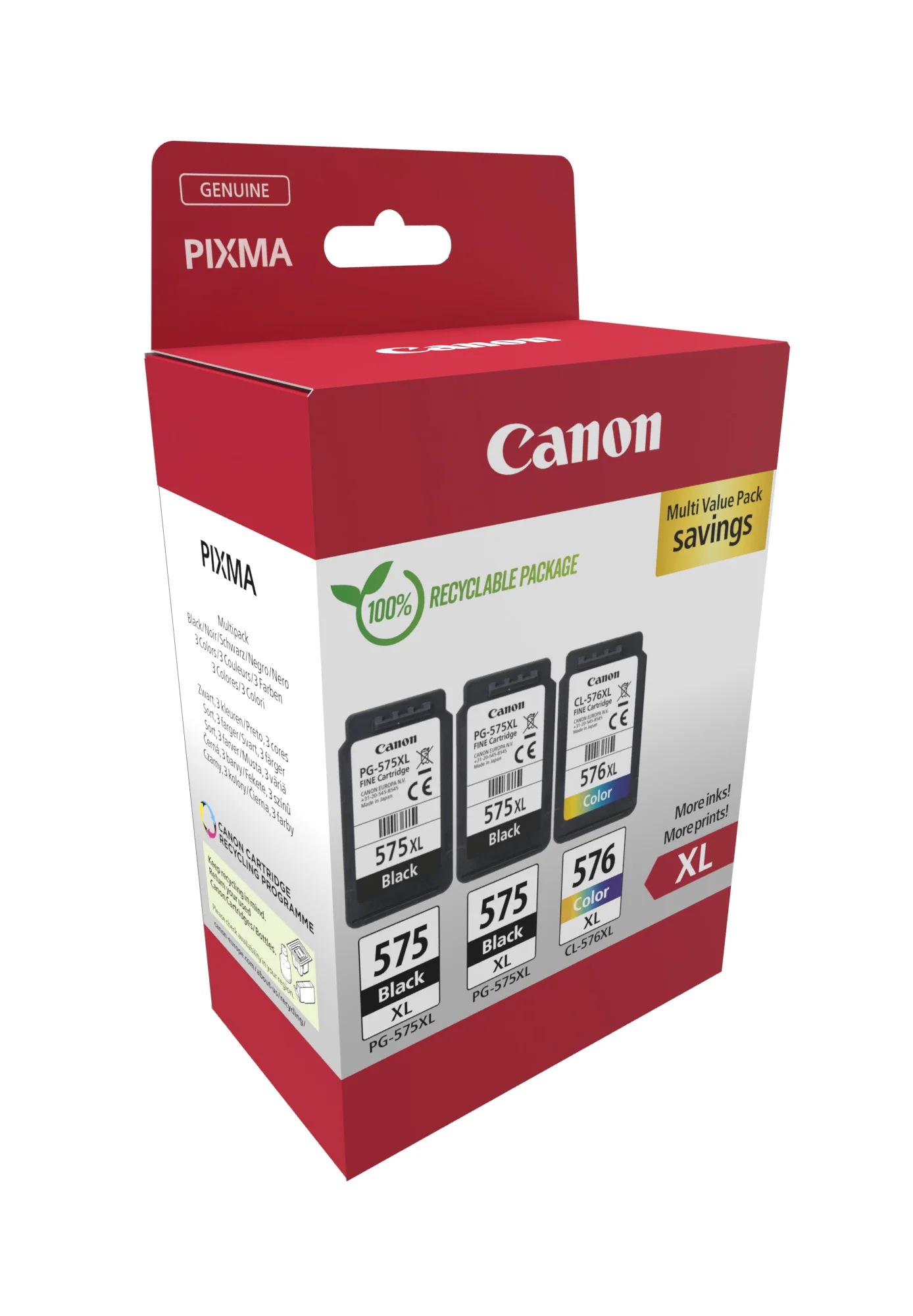 Canon PG-575XLx2/CL-576XL Triple Pack