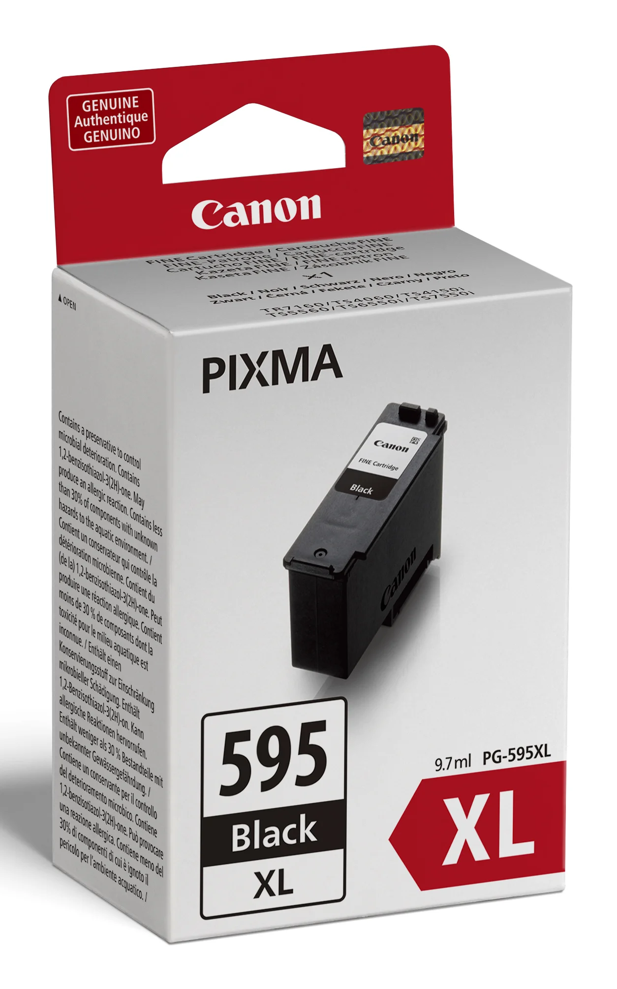 Canon PG-595XL/CL-586XL + GP-501 50Sh. Value Pack Druckerpatrone 2 Stück(e) Original Hohe (XL-) Ausbeute Schwarz, Cyan, Magenta, Gelb