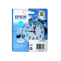 Epson Alarm clock Singlepack Cyan 27XL DURABrite Ultra Ink