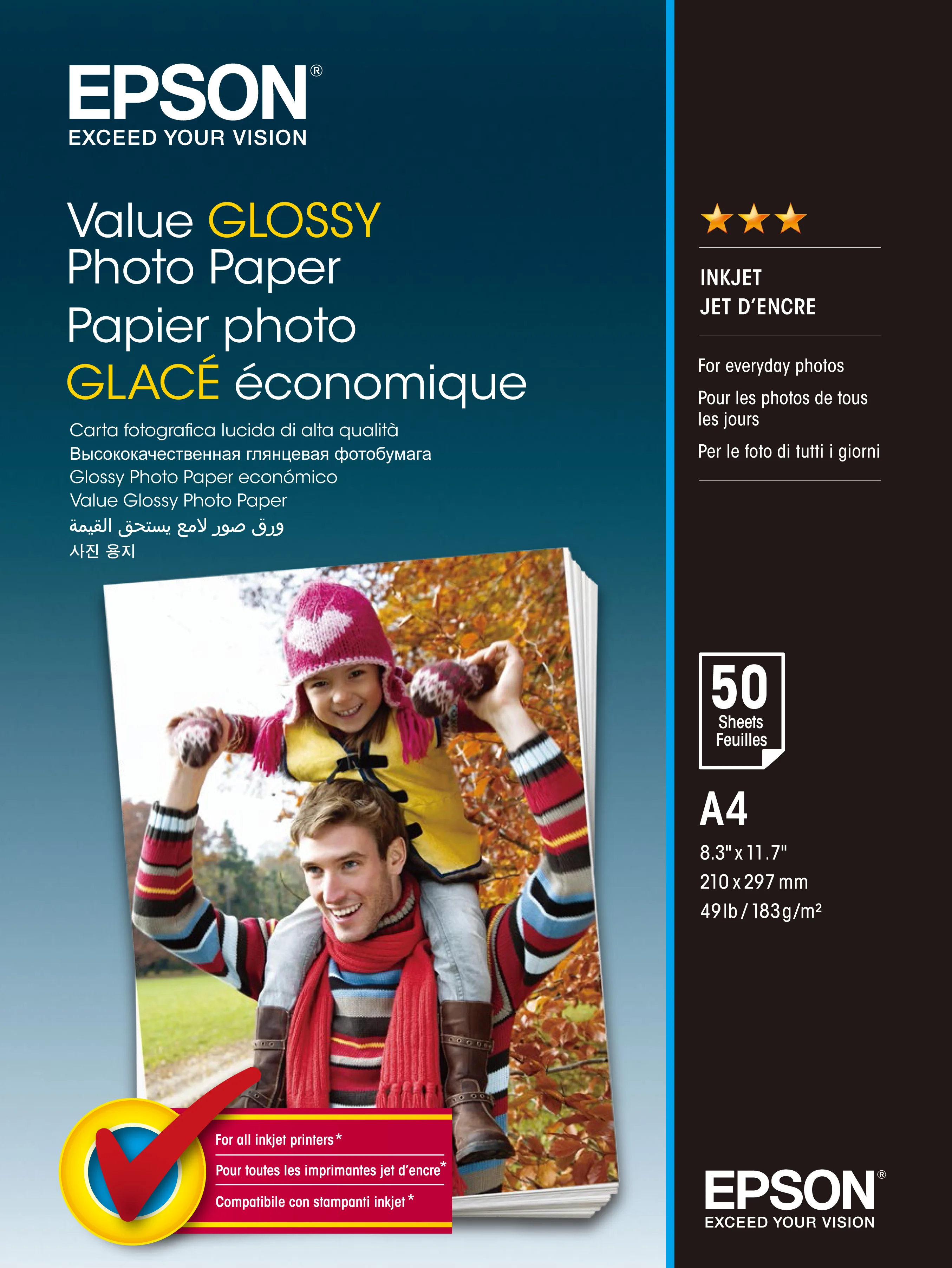 Epson Value Glossy Photo Paper - A4 - 20 Blätter