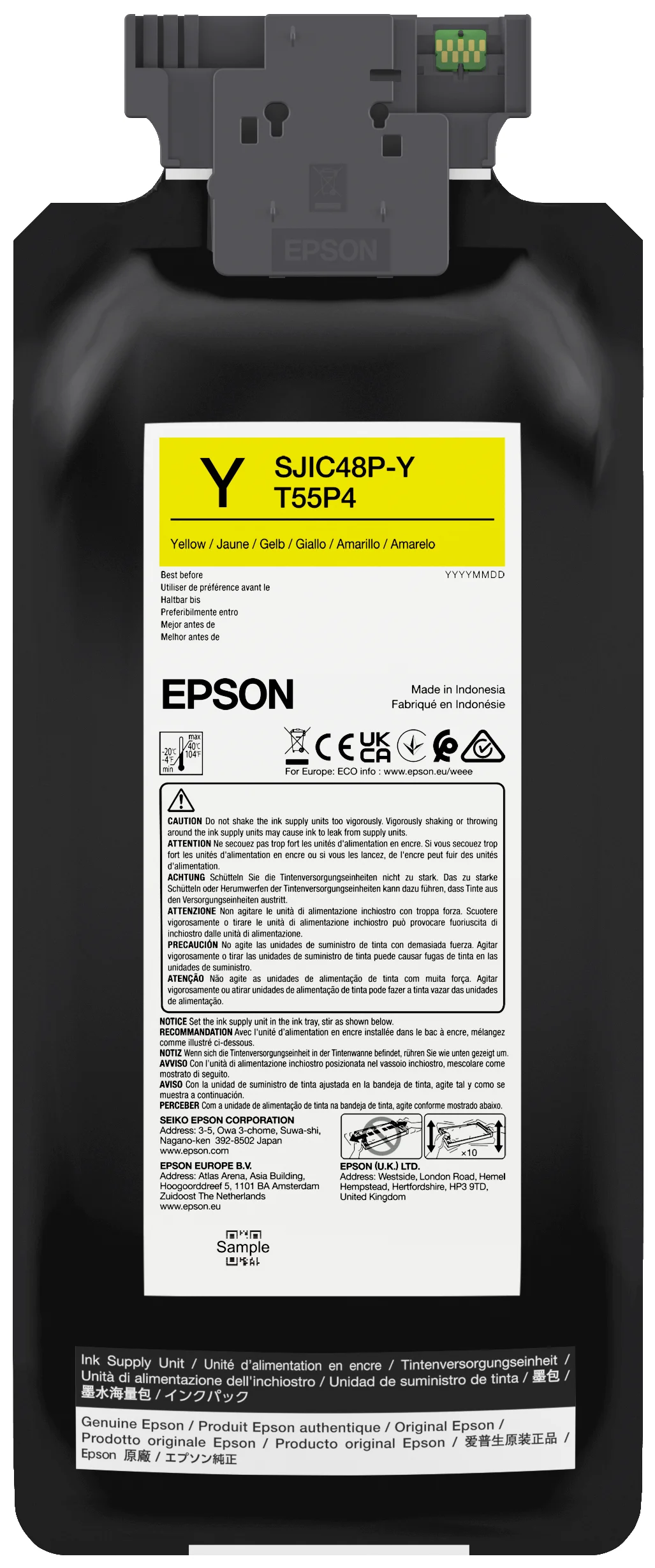 Epson SJIC48P-Y Druckerpatrone 1 Stück(e) Original Gelb