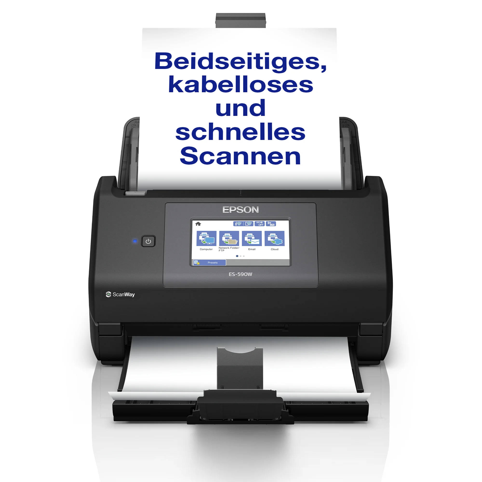 Epson WorkForce ES-590W Scanner mit Vorlageneinzug 600 x 600 DPI A4 Schwarz