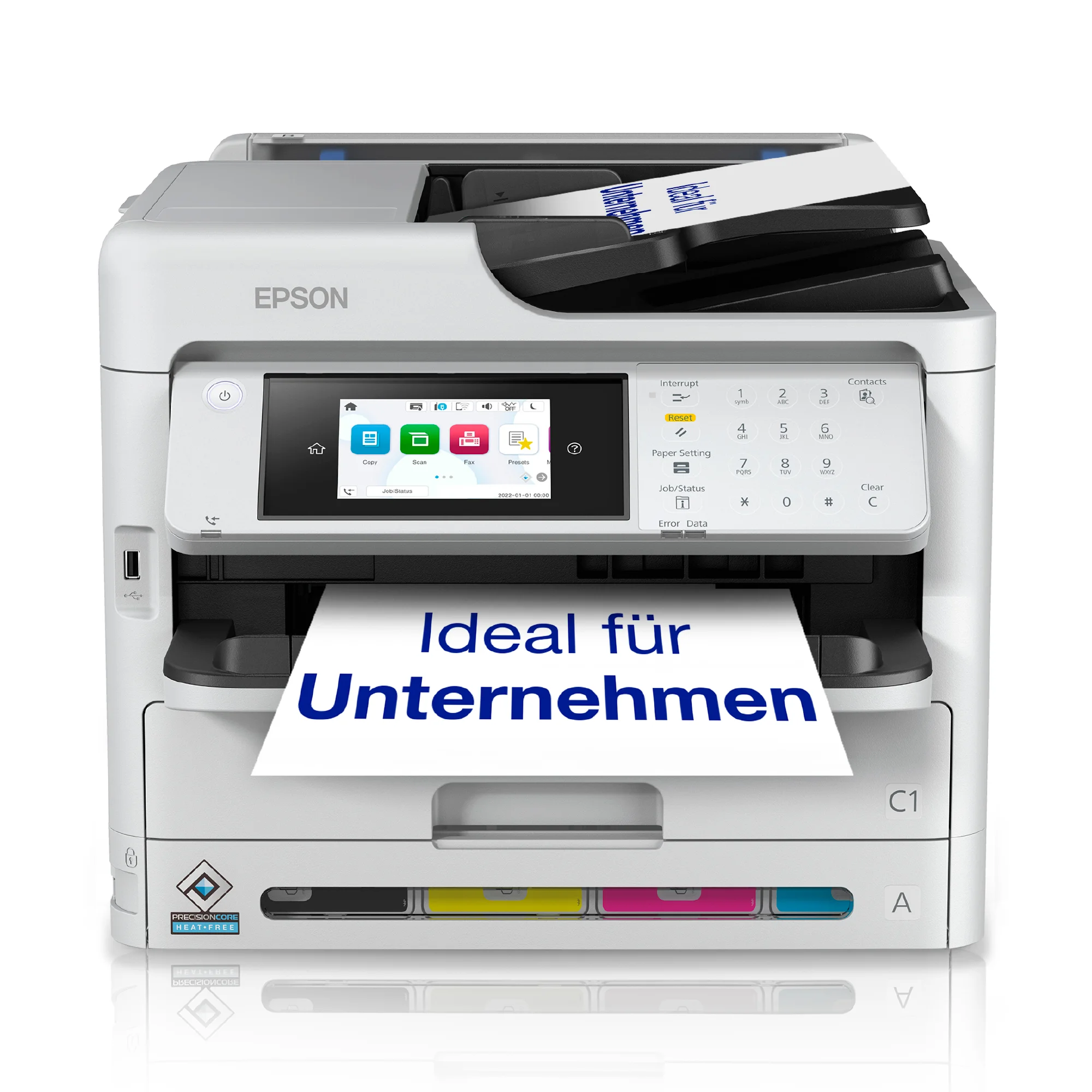 Epson WorkForce Pro WF-C5890DWF BAM Ink-Bundle, 4in1, PCL, PS3, ADF,WiFi