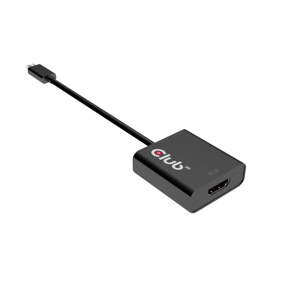 CLUB3D USB 3.1 Type C auf HDMI 2.0 UHD 4K 60Hz Aktiver Adapter