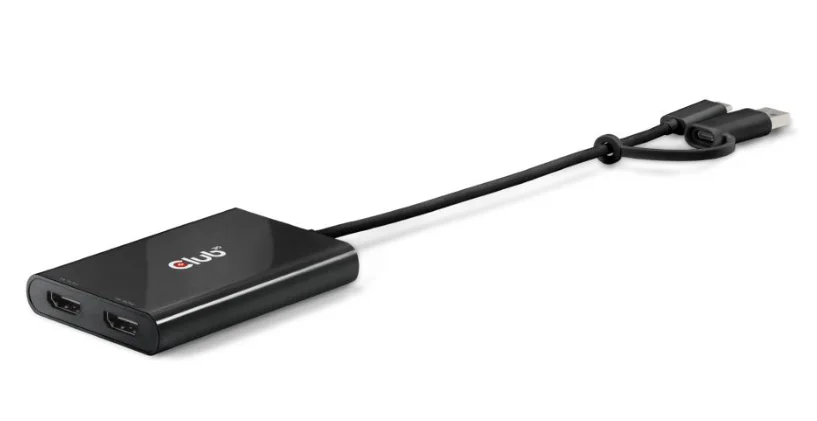 CLUB3D CSV-1475 Videosplitter USB Typ-C 2x HDMI