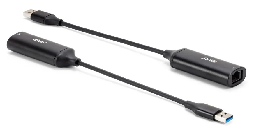 CLUB3D CAC-1421 Kabeladapter USB Type-A RJ45 Schwarz