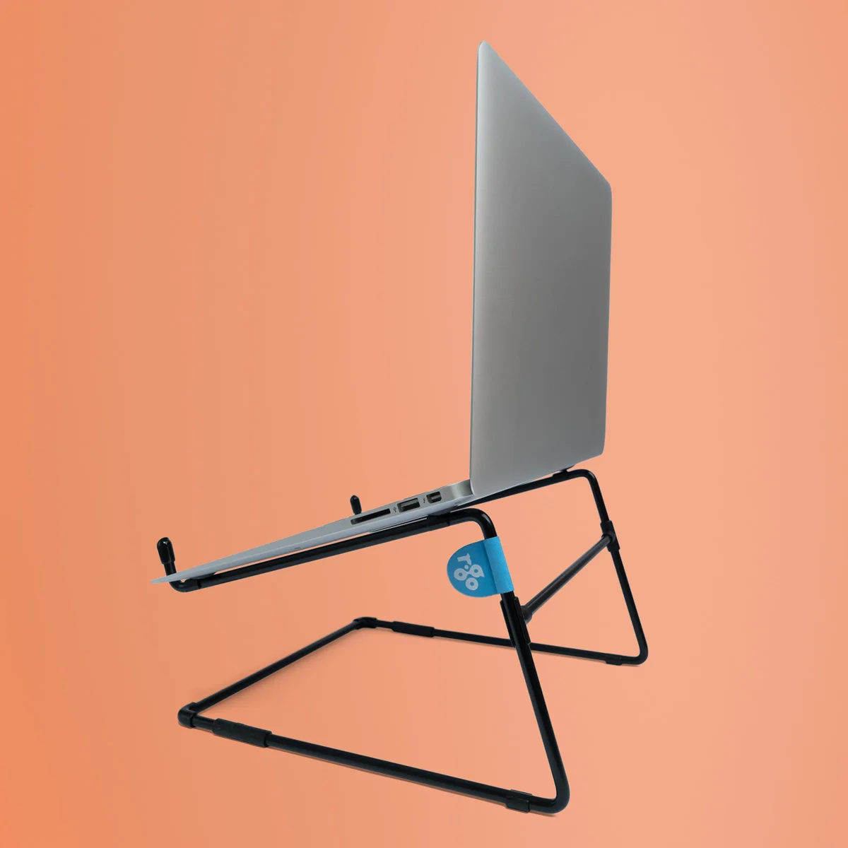 R-Go Tools Laptopständer R-Go Steel Office, kompatibel für 10- 22 Zoll Laptops, schwarz