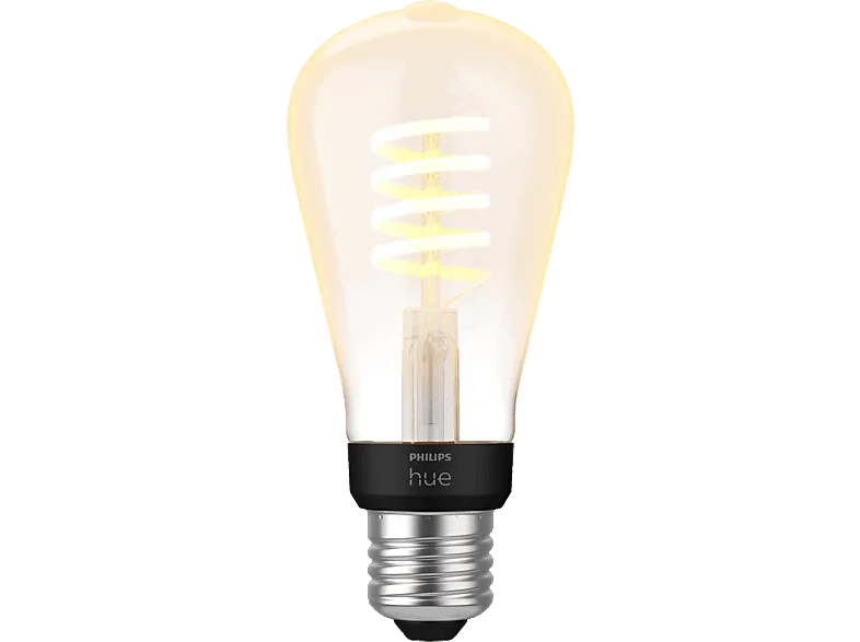PHILIPS Hue White Ambiance E27 Einzelpack Edison ST64 LED Lampe Warmweiß