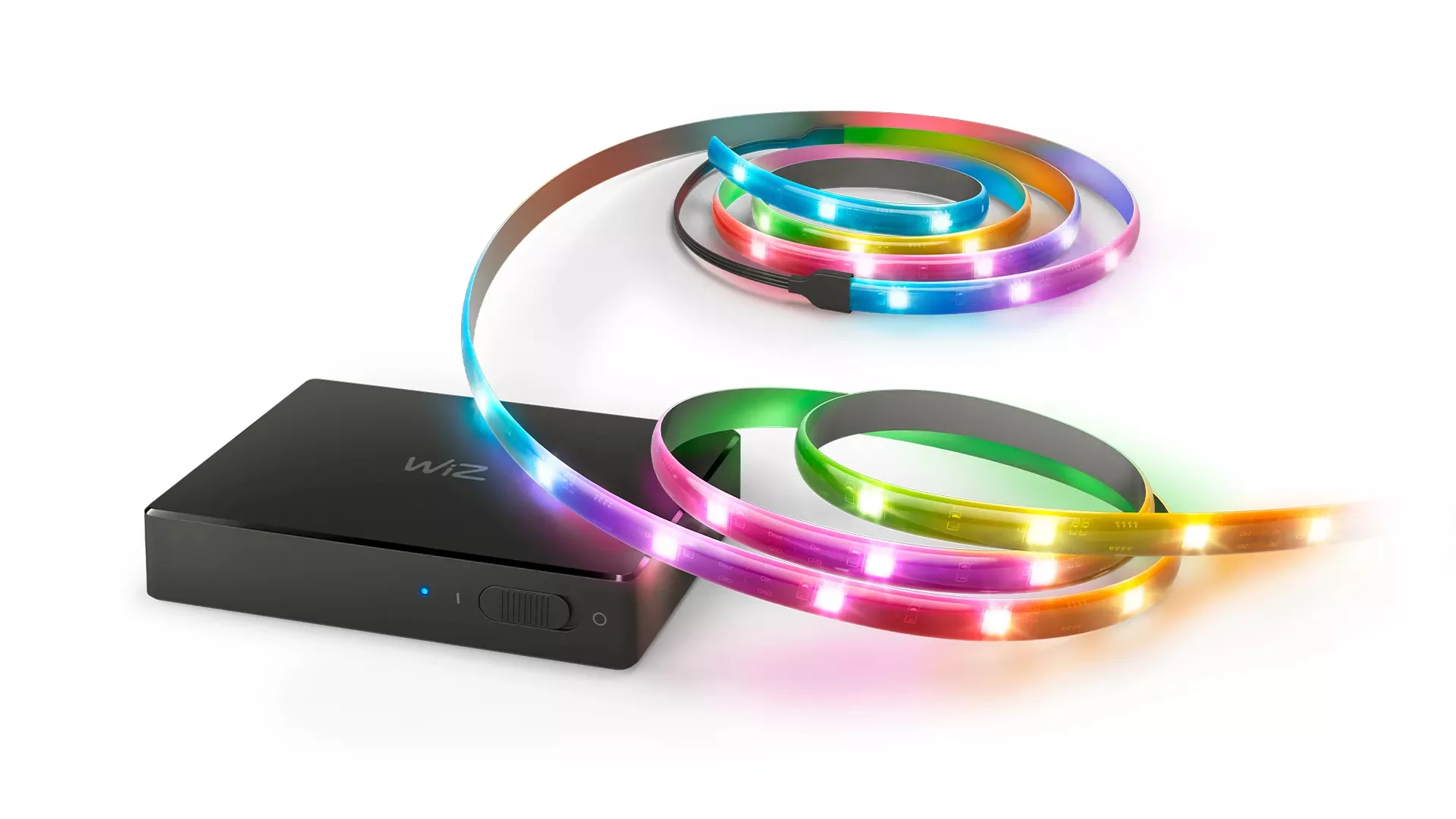 WiZ HDMI Sync Box mit TV-Hintergrundbeleuchtung für TVs von 75"–85"