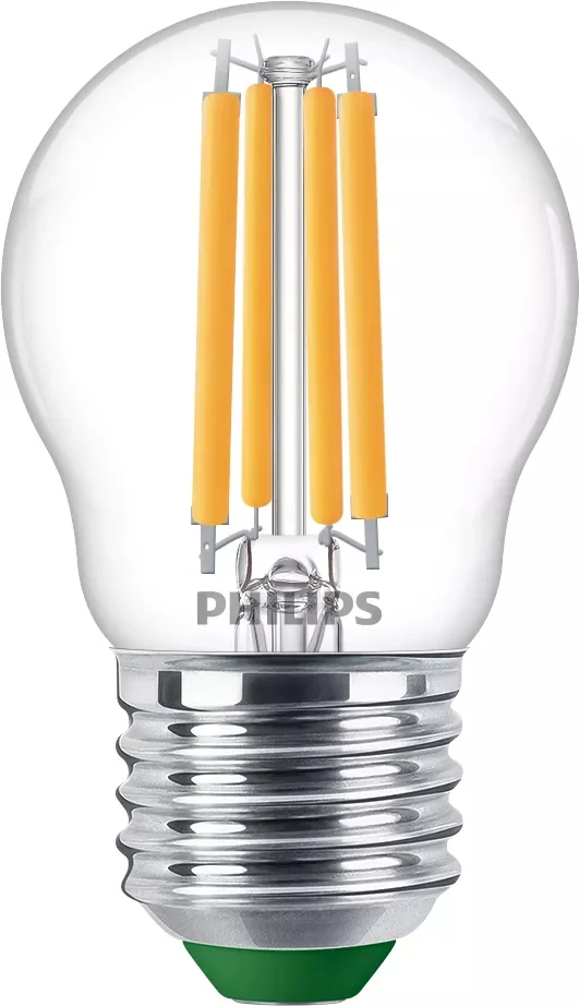 Philips Filament-Lampe Tropfenform, klar, 40 W P45 E27