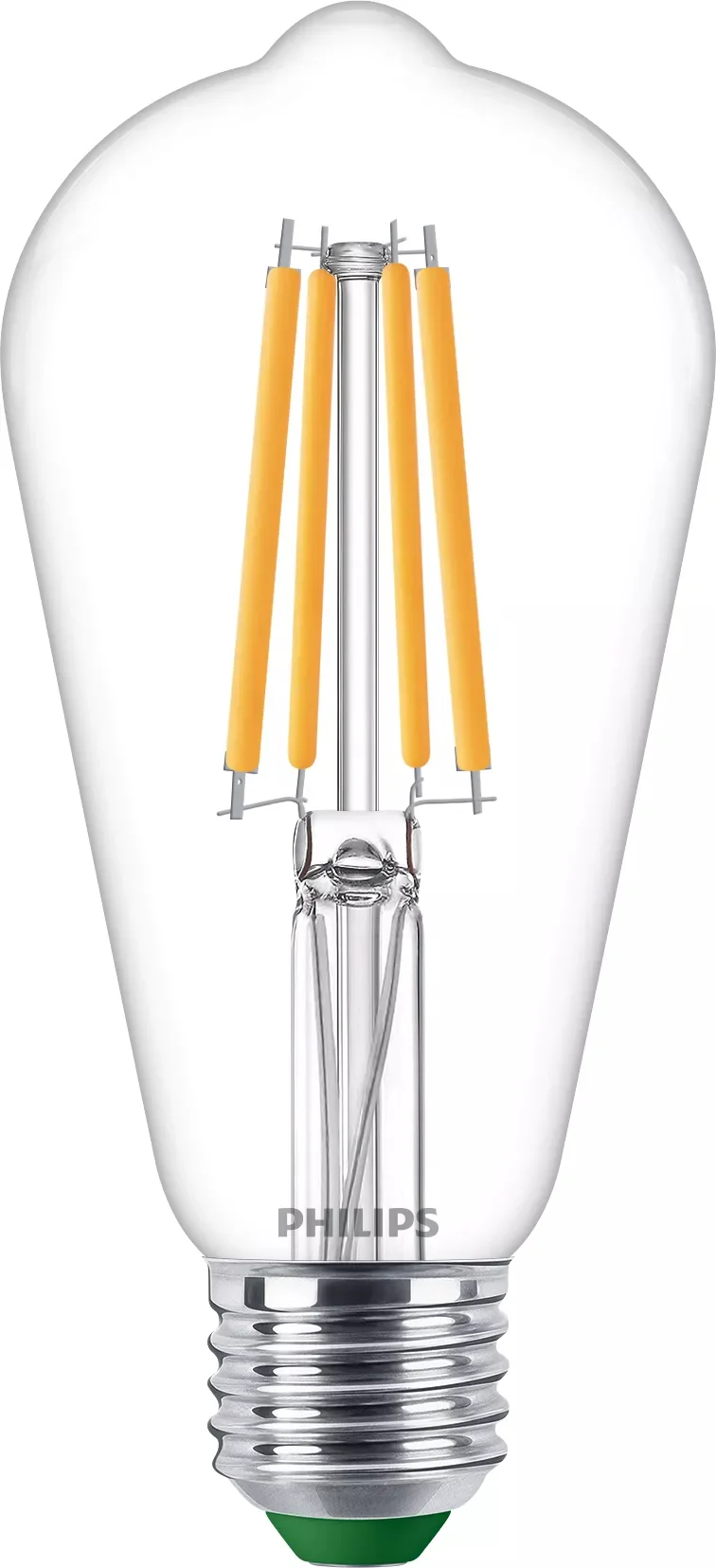 Philips Filament-Lampe, transparent, 60W ST64 E27