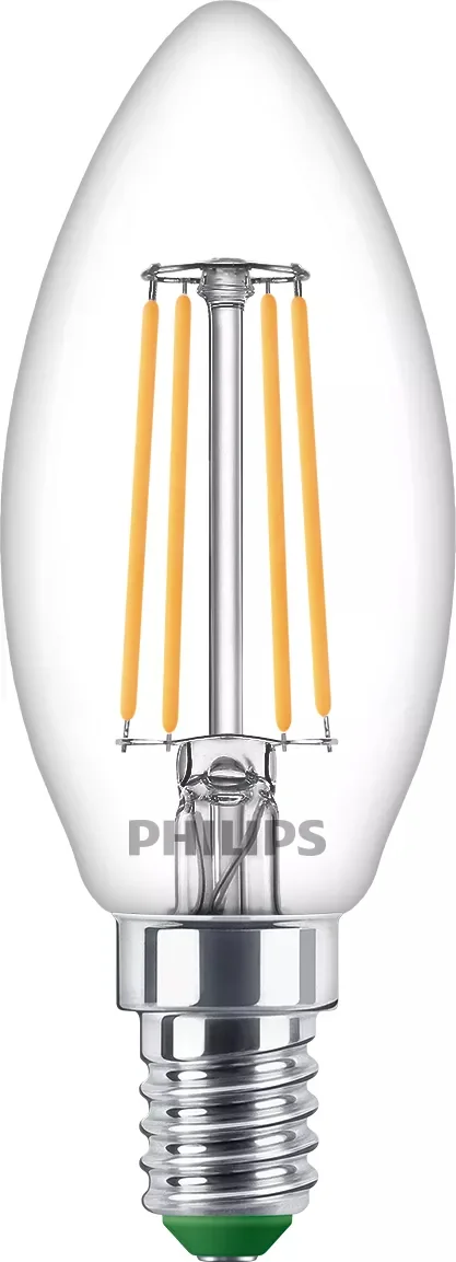 Philips Filament-Kerzenlampe, B35 E14, klar, 40 W