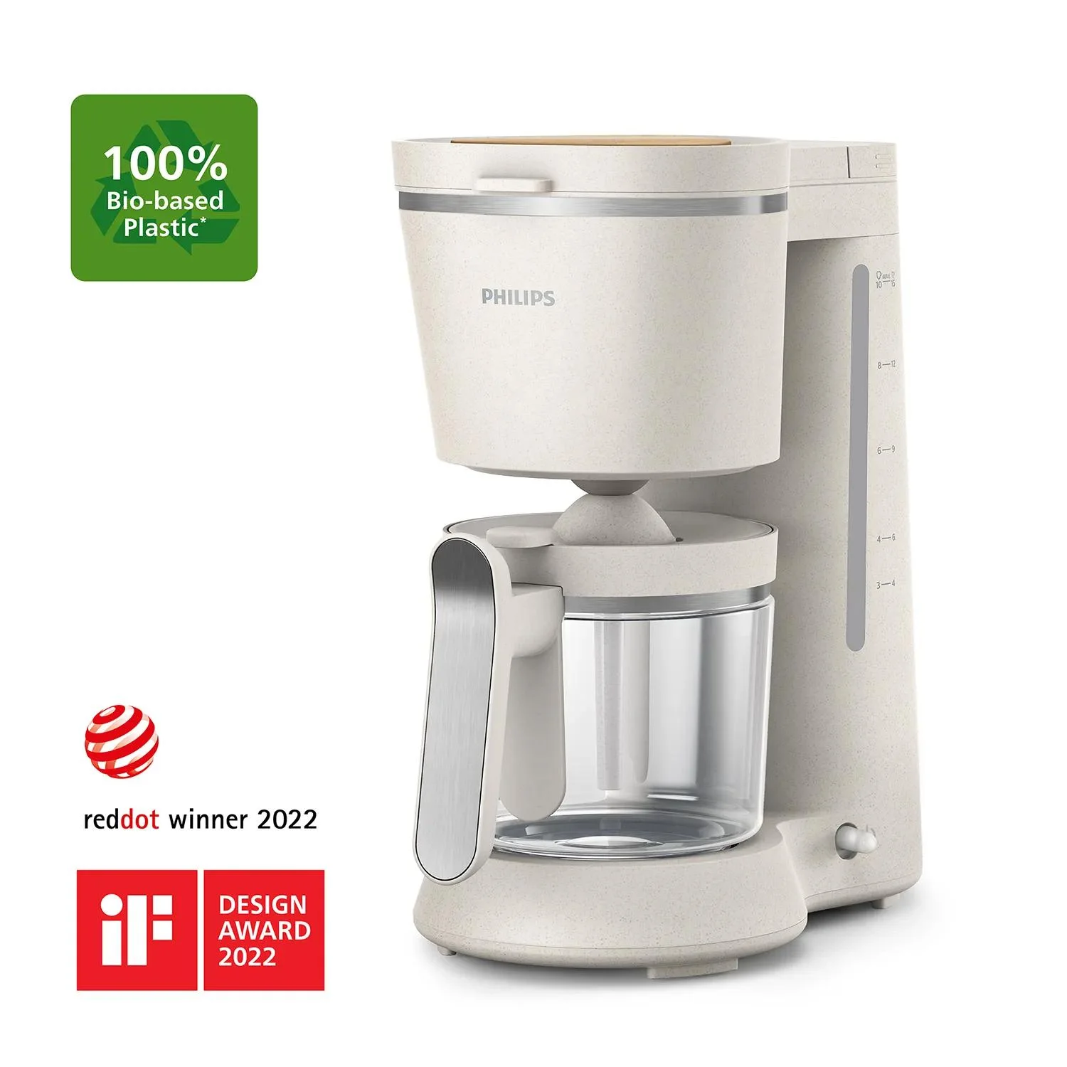 Philips Eco Conscious Edition HD5120/00 Filterkaffeemaschine, 1,2 l